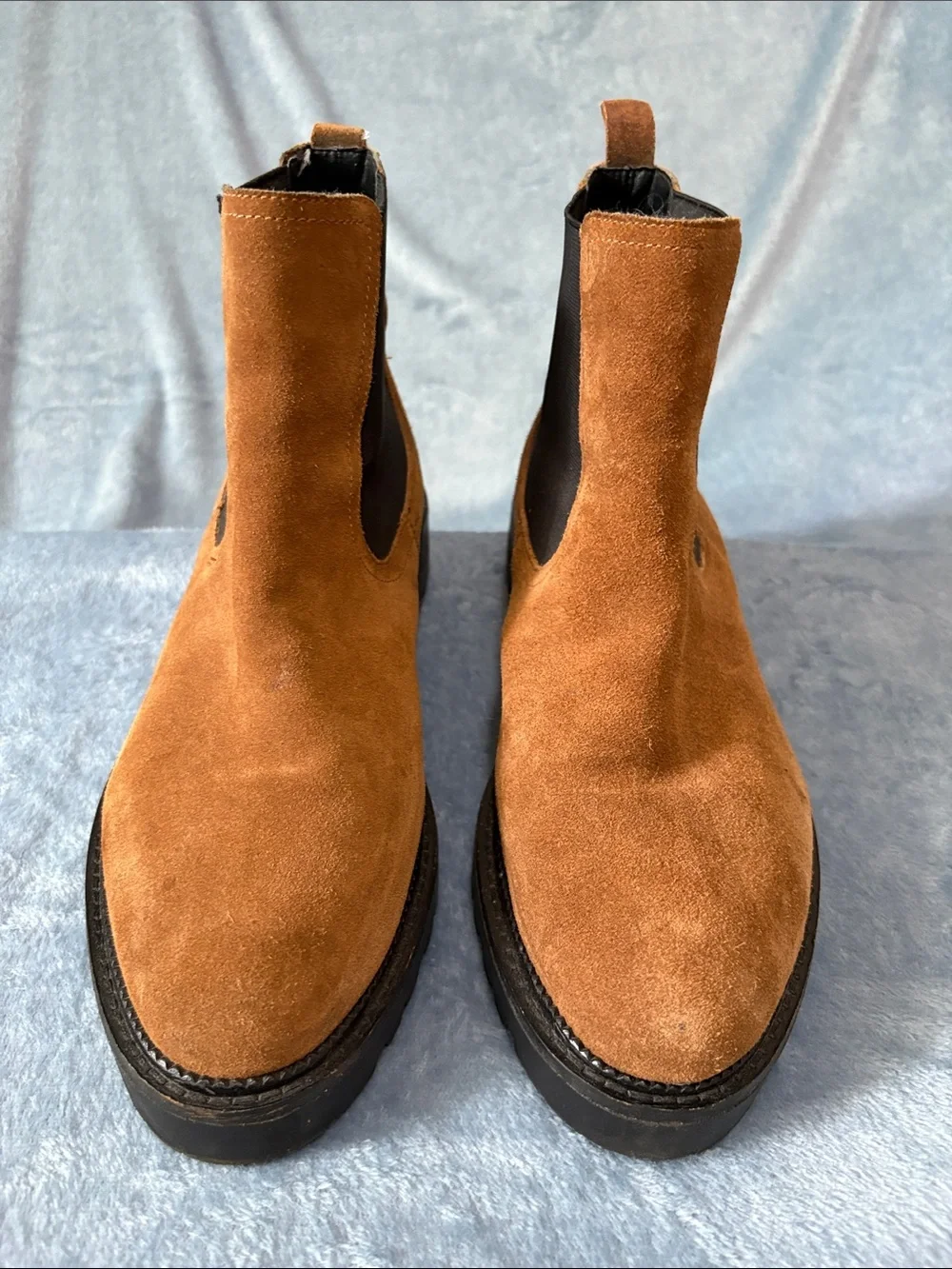 Caslon Men's Suede Chukka Boots in Cognac